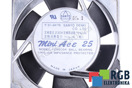 109S094 SANYO MINI ACE 25 VENTILIATORIUS