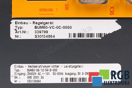 BUM60-06/12-54-B-000 BAUMÜLLER BUM60-VC-0C-0050