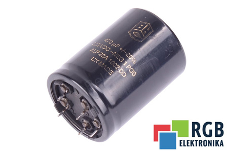 KONDENSATORIUS ALP22A1002DD BHC COMPONENTS LTD 470UF, 385V KONDENSATORIUS
