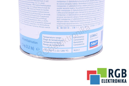 LGWA 2/1 SKF DIDELIŲ APKROVŲ GUOLIŲ TEPALAS