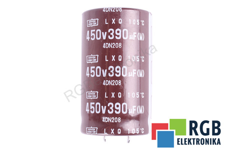 KONDENSATORIUS 4DN208 NIPPON 390UF 450V KONDENSATORIUS