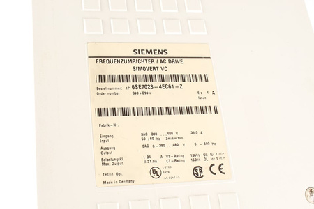 6SE7023-4EC61-Z SIEMENS