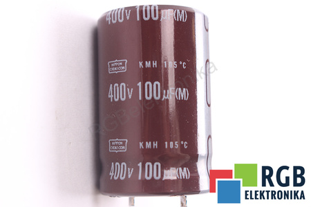 KONDENSATORIUS 100UF 400VDC 32E03L NIPPON KONDENSATORIUS