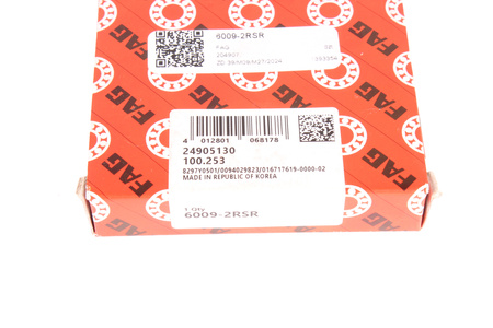 6009-2RSR FAG 45X75X16 GUOLIS