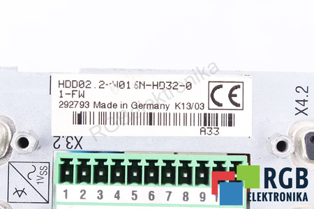 HDD02.2-W016N-HD32-01-FW BOSCH REXROTH BE KORPUSO SUGEDĘS – DALIMS