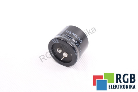 KONDENSATORIUS B43503-A227-M90 SIEMENS 220UF, 400VDC KONDENSATORIUS