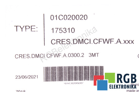 CRES.DMCI.CFWF.AXXX CMZ CD1-K/LBD-MMB 3M KABELIS