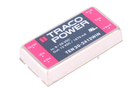 TEN20-2412WIN TRACO POWER SROVĖS TRANSFORMATORIUS