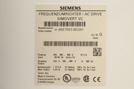 6SE7023-8ED61 SIEMENS
