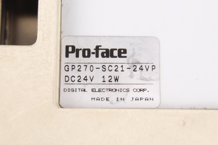 GP270-SC21-24VP PRO FACE