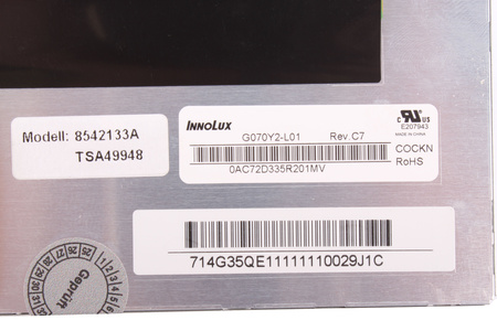 G070Y2 -L01 INNOLUX 7" LCD MATRICA