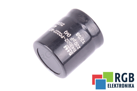 KONDENSATORIUS B43502-P0227-M7 S+M 220UF, 400V KONDENSATORIUS