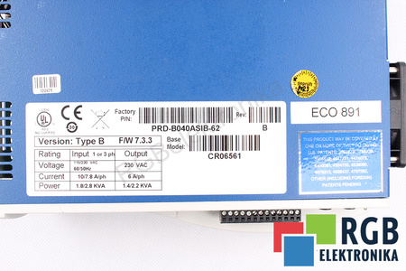 PRD-B040ASIB-62 KOLLMORGEN SEIDEL CR06561