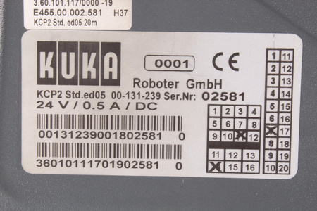 KCP2 00-131-239 KUKA KRC2 MOKYMO PAKABUKAS