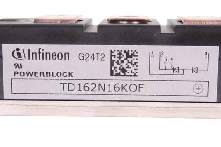 TD162N16KOF INFINEON 162A, 1200V TIRISTORIAUS MODULIS