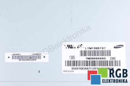 LTM190BT07 SAMSUNG 19" LCD MATRICA