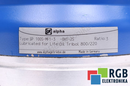 SP100S-MF1-3-0H1-2S ALPHA GETRIEBEBAU I=3 PAVARA