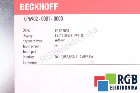 CP6902-0001-0000 BECKHOFF