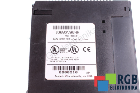 IC693CPU363-BF FANUC