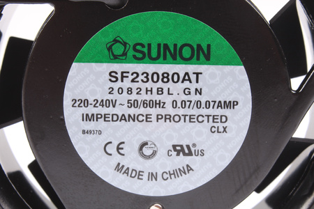 SF23080AT2082HB SUNON 80X80X25MM, 230V, 0.07A VENTILIATORIUS