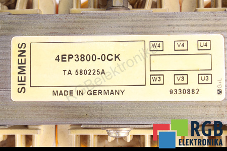4EP3800-0CK SIEMENS