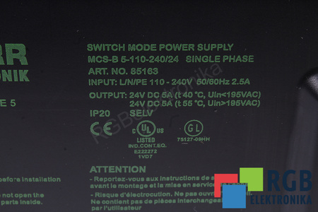 MCS-B5-110-240/24 MURR ELEKTRONIK 85163