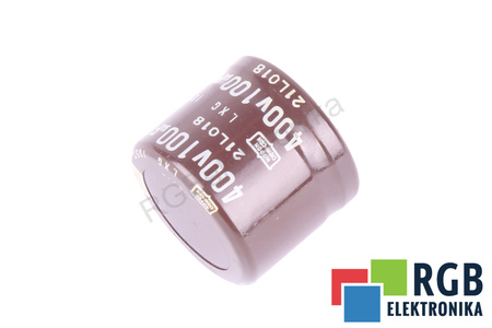 KONDENSATORIUS 21L018 NIPPON 100UF, 400V
