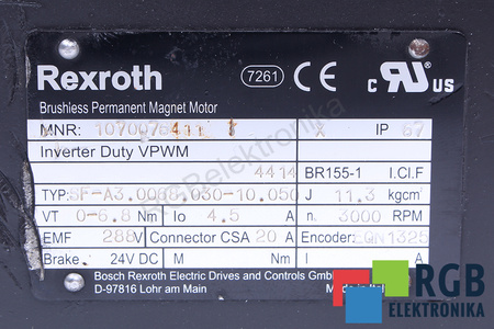 SF-A3.0068.030-10.050 BOSCH REXROTH ROTORIAUS