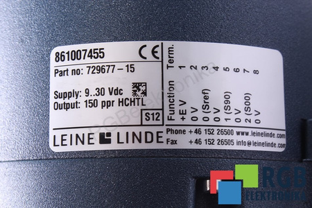 861007455 LEINE&LINDE 729677-15 CODER