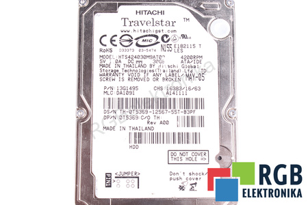 HTS424030M9AT00 HITACHI TRAVELSTAR 30GB, ATA, 2.5", HDD