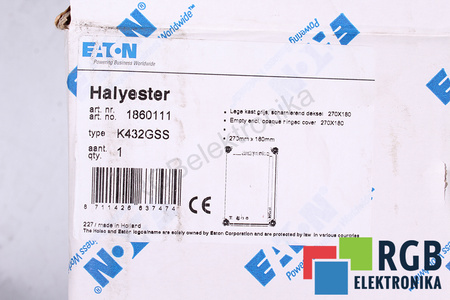 K432GSS EATON IDT IP66 270X180MM DĖŽĖ