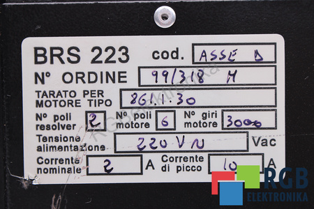 BRS223 BRS 223 220VAC 2A MAC DRIVES