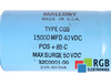 KONDENSATORIUS CGS MALLORY 15000UF, 40VDC