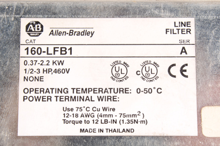 160-LFB1 ALLEN BRADLEY FILTRAS