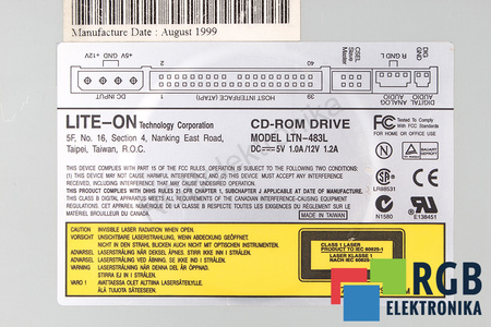 LTN-483L LITE-ON CD-ROM DISKAS