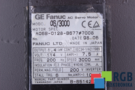 A06B-0128-B677#7008 FANUC STATORIAUS