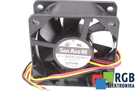 9S0612S4011 SANYO DENKI 60X60X25MM, 12V, 0.2A VENTILIATORIUS