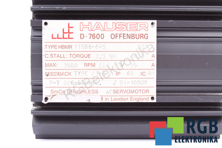 HBMR115B6-64S HAUSER STATORIAUS