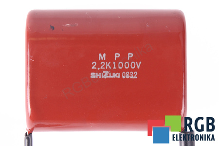 KONDENSATORIUS 2.2KUF 1000V SHIZUKI 2200UF KONDENSATORIUS