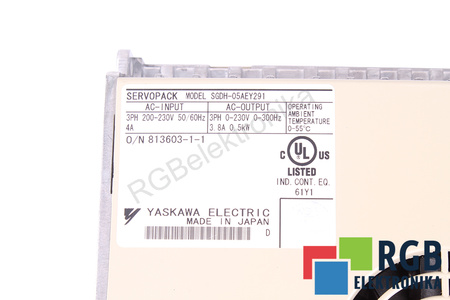 SGDH-05AEY291 YASKAWA SERVOPACK