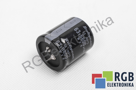 KONDENSATORIUS MXR RUBYCON 6800UF, 63VDC KONDENSATORIUS