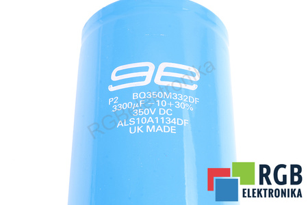 KONDENSATORIUS BQ350M332DF ALS10A1134DF 3300UF, 350V KONDENSATORIUS