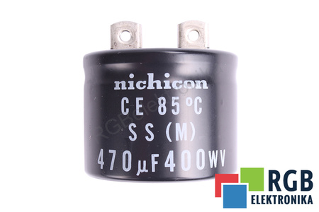 KONDENSATORIUS 470UF 400V NICHICON KONDENSATORIUS