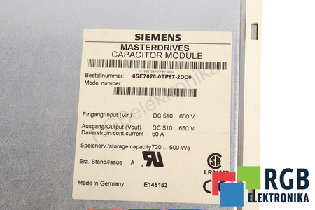 6SE7025-0TP87-2DD0 SIEMENS