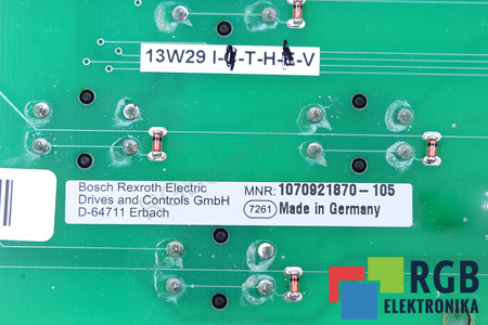 1070921870-105 BOSCH REXROTH KLAVIATŪRA