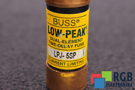 SAUGIKLIS LPJ-5SP BUSSMANN LOW-PEAK 5A, 600VAC, 300VDC
