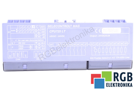 CPU725 LT SELECTRON SELECONTROL MAS