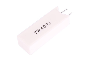 ATSPARUMAS RES-40-OHM-7W-12-9-38 40OHM