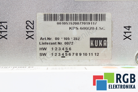 KPS-600/20-ESC KUKA 00-105-352 E93DE103E4B531