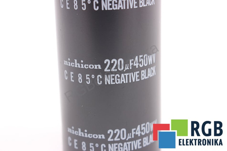 KONDENSATORIUS 220UF 450V NICHICON KONDENSATORIUS